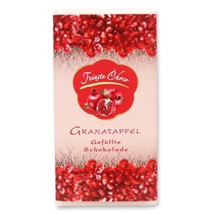 Gefüllte Schokolade Granatapfel