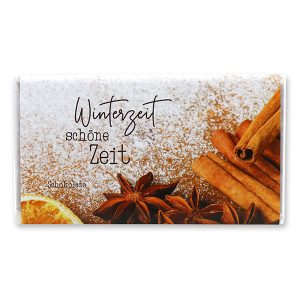 Winterzeit schöne Zeit - Zartbitterschokolade